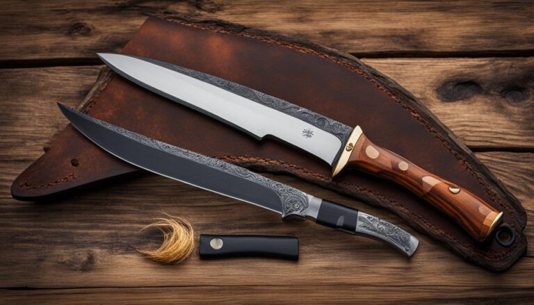 Balanced hunting knife