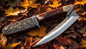 Bone handle hunting knives