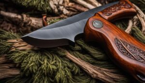 Bushcraft hunting knife