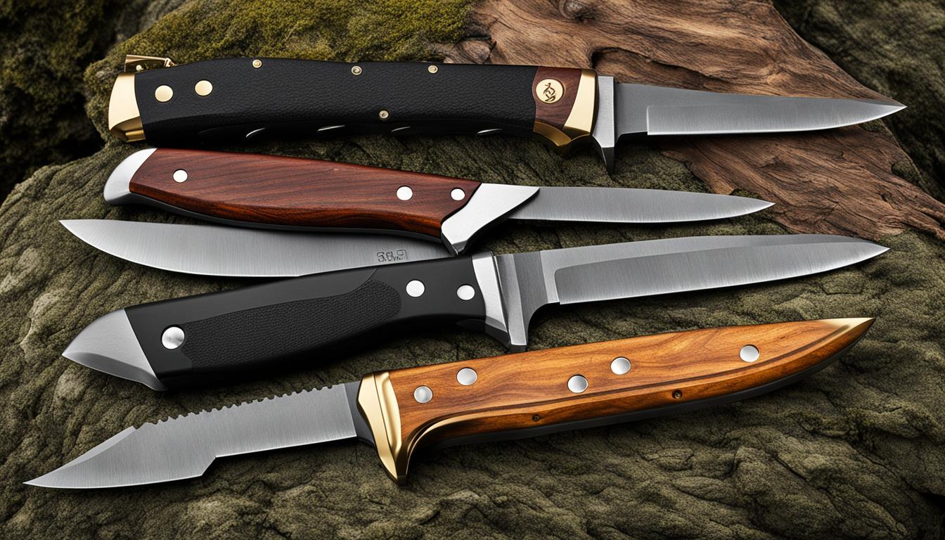 Compact hunting knife choices