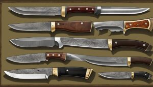 Differences in hunting knife features