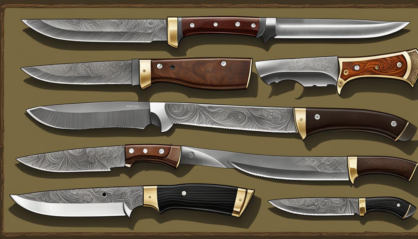 Differences in hunting knife features