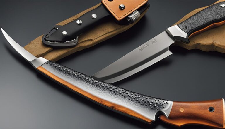 Double-edged fishing knife