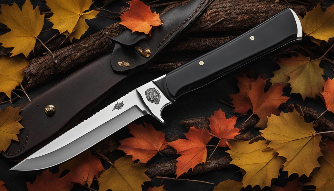 Drop point hunting knives