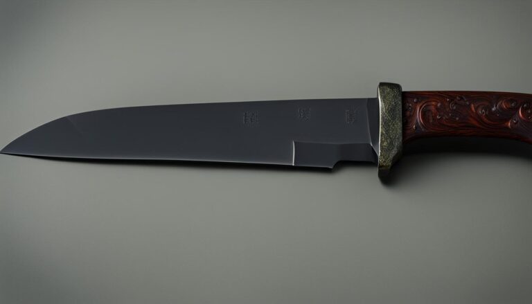 Gutting hunting knife