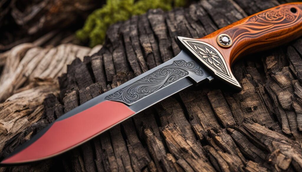 Handmade hunting knife