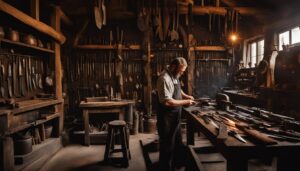 History of traditional hunting knife production