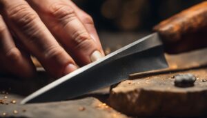 How to sharpen a hunting knife