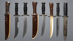 Hunting knife blade length