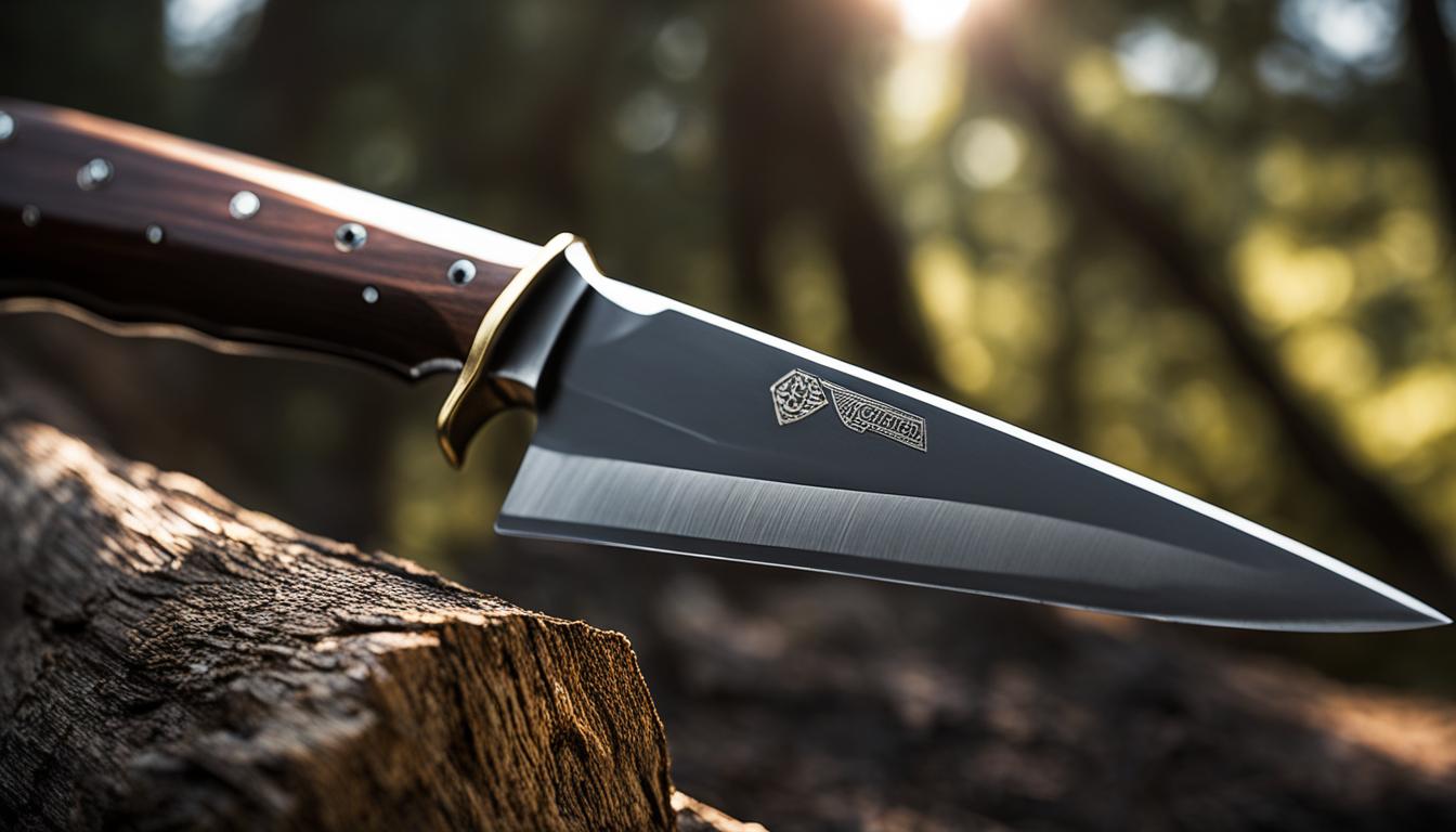 Hunting knife edge sharpness