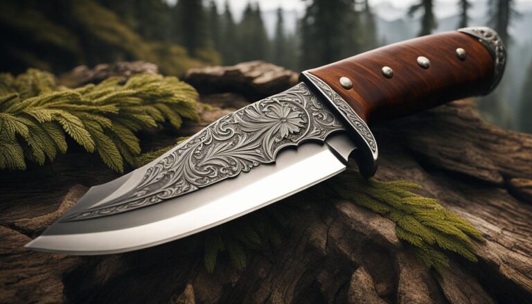 Hunting knife for wilderness trips