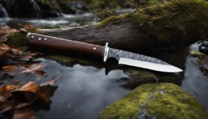 Hunting knife length guide