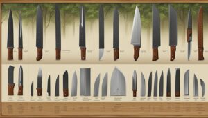 Hunting knife sharpening angle chart