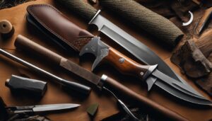 Hunting knife sharpening tools