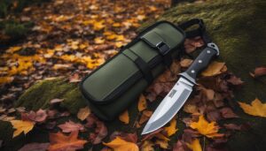 Hunting knife storage bag