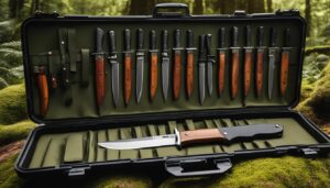 Hunting knife storage case