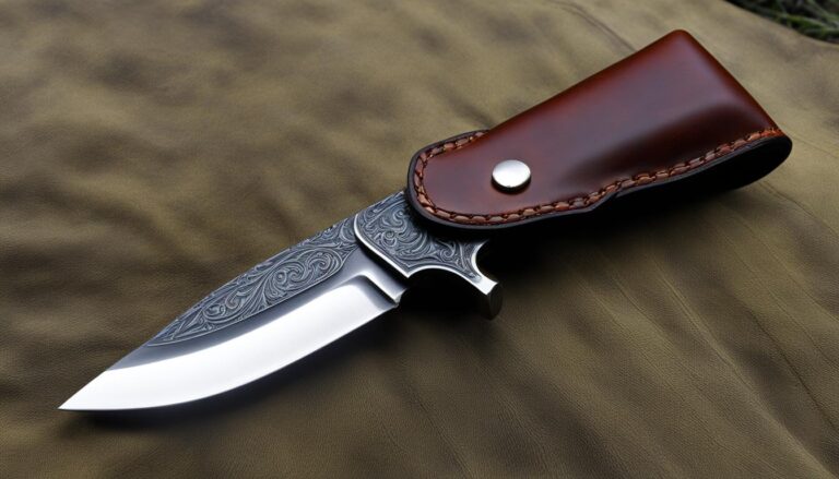 Hunting knife storage sheath