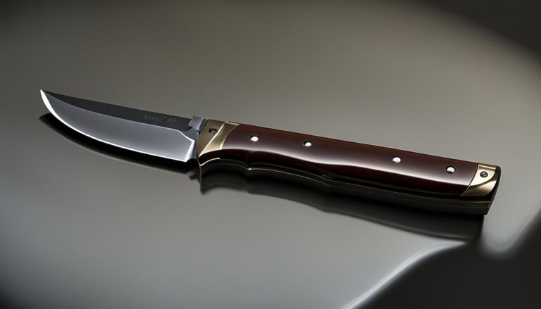 Hunting knife with finger choil