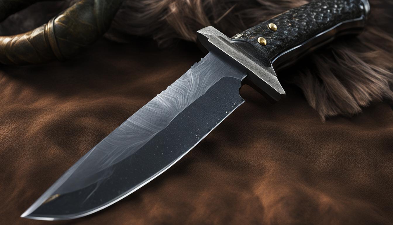 Hunting knife with glass breaker