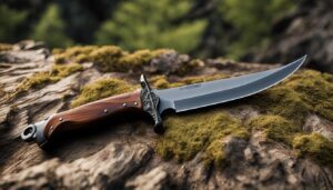 Hunting knife with gut hook blade