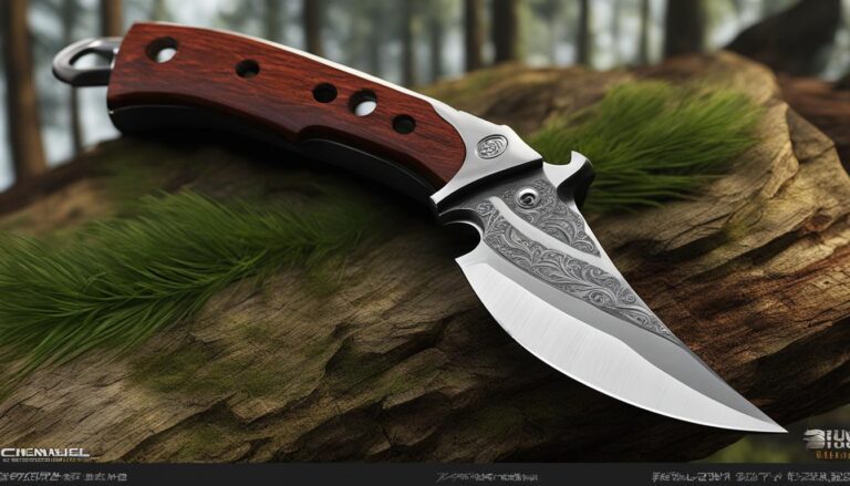 Hunting knife with gutting hook