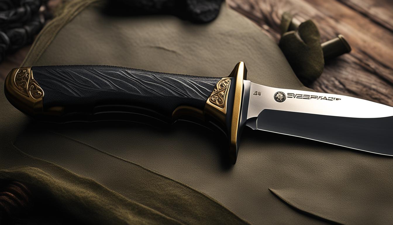 Hunting knives with tactical grip