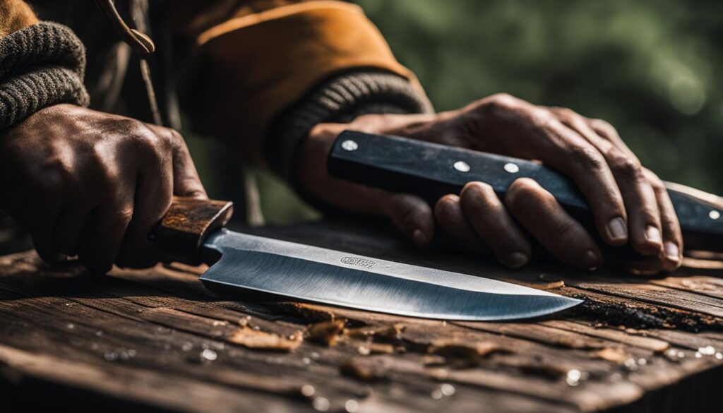 Knife handling safety