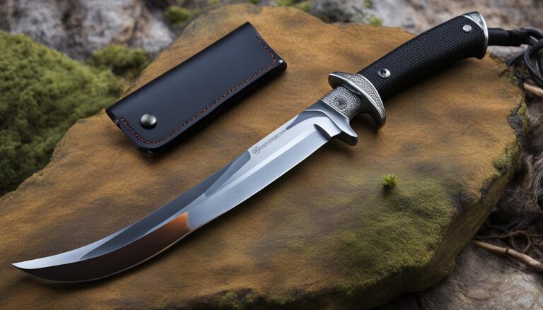 Large hunting knife