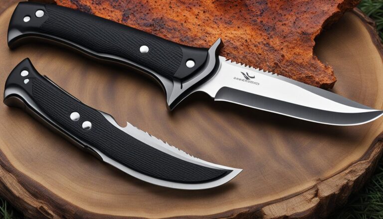 Modern hunting knives with advanced technology