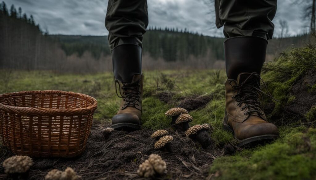 Morel mushroom hunting precautions