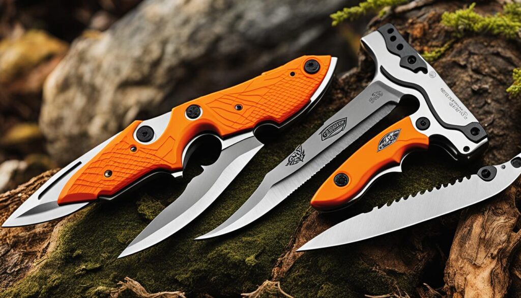 OUTDOOR EDGE RazorLite EDC Knife Orange 6 Blades