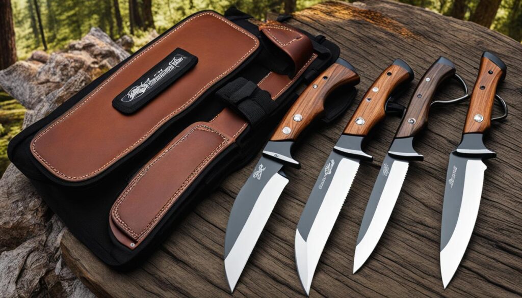 Outdoor Edge WildPak 8-Piece Hunting Knife Set