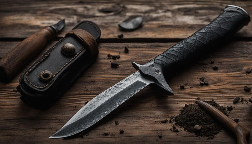 Proper Care and Maintenance of Hunting Knives with Rubberized Handles