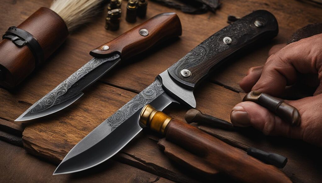 Proper care and maintenance of folding hunting knife