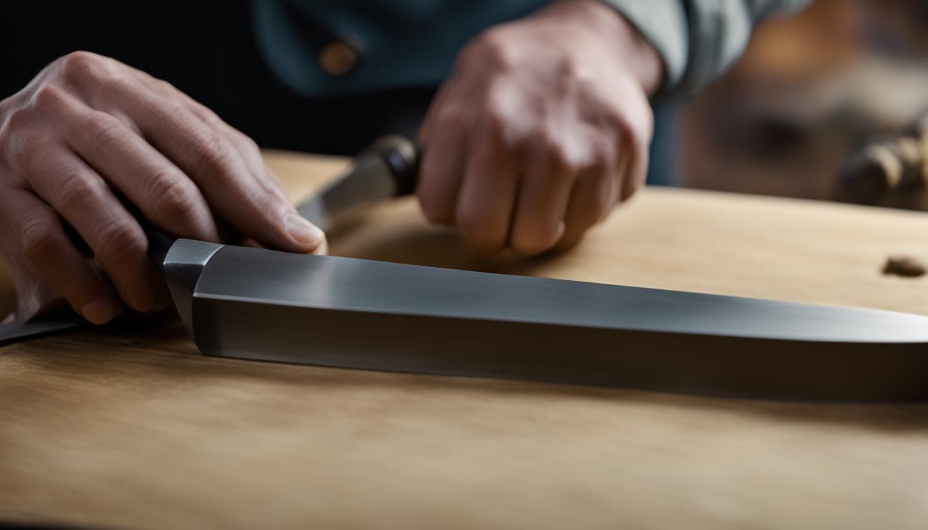 Proper knife honing techniques