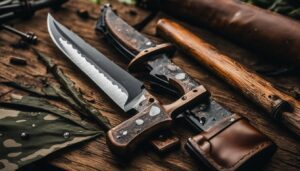 Protect hunting knife from rust