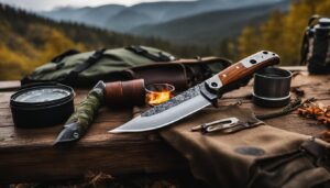 Safeguard hunting knife rust