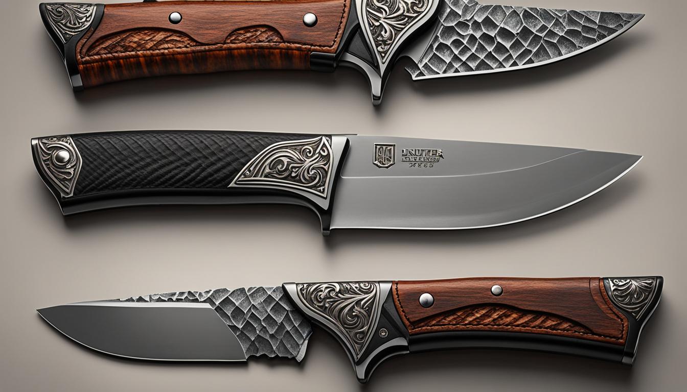 Stainless steel hunting knives