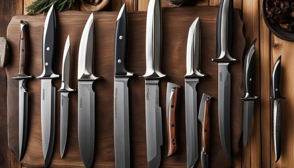 Tactical hunting knife storage