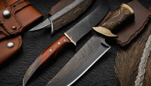 Traditional hunting knife blade materials