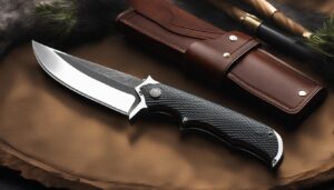 Well-balanced hunting knife design