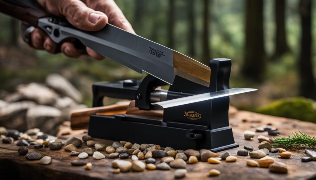 Wicked Edge WE100 knife sharpening system