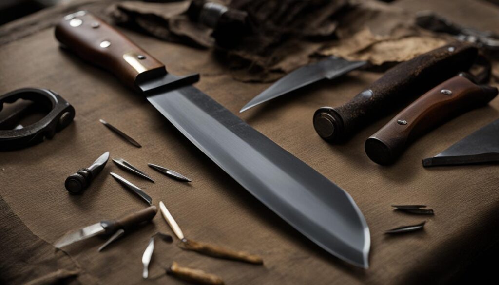 caring for hunting knife