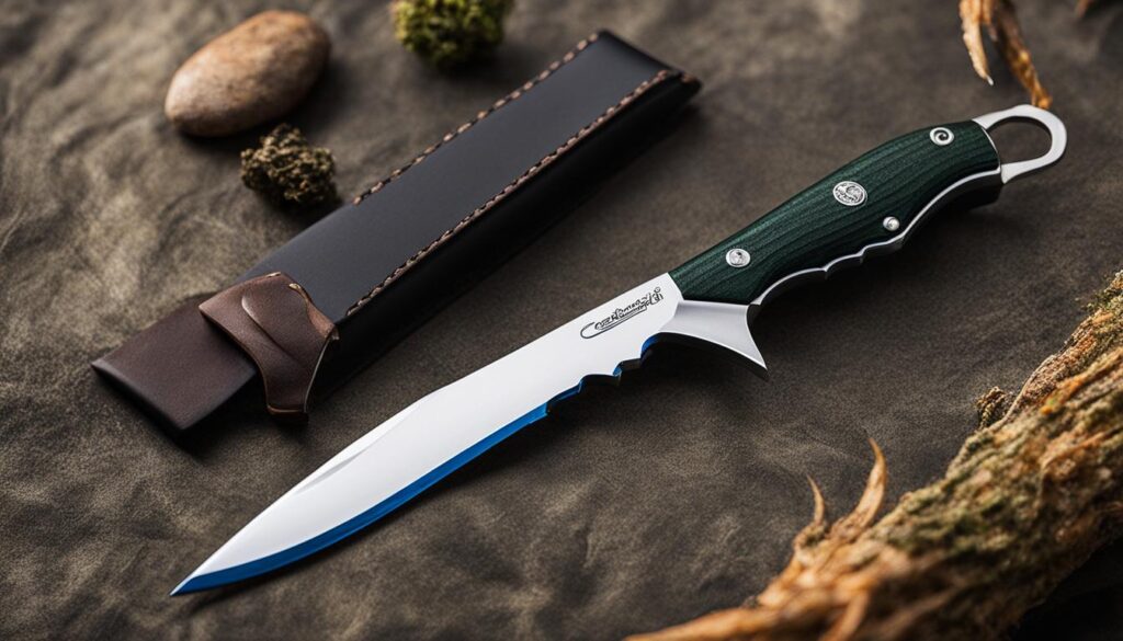 corrosion-resistant fishing knife