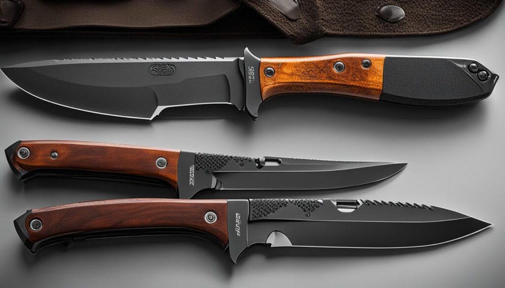 fixed vs. folding hunting knives