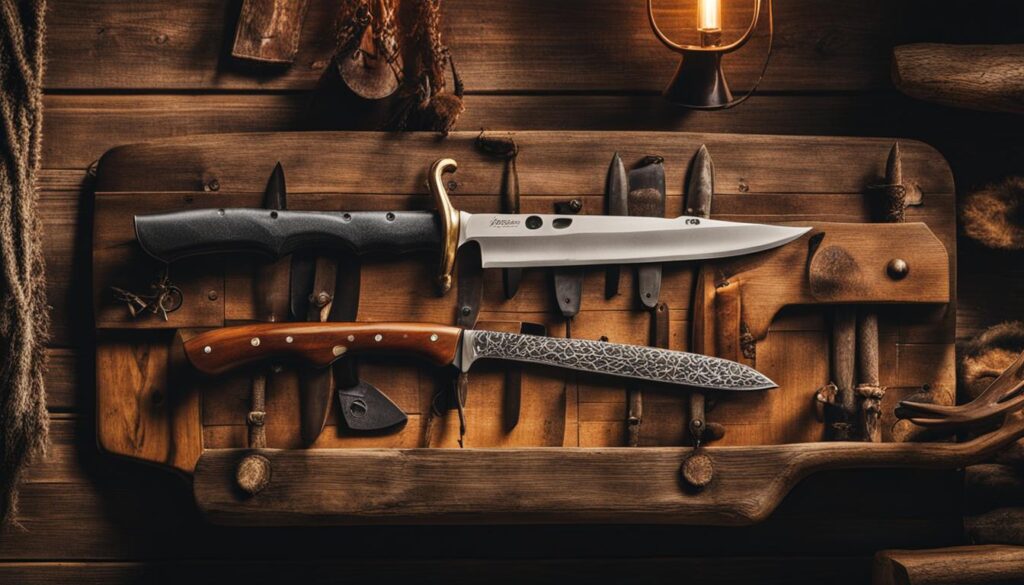 hunting knife storage ideas