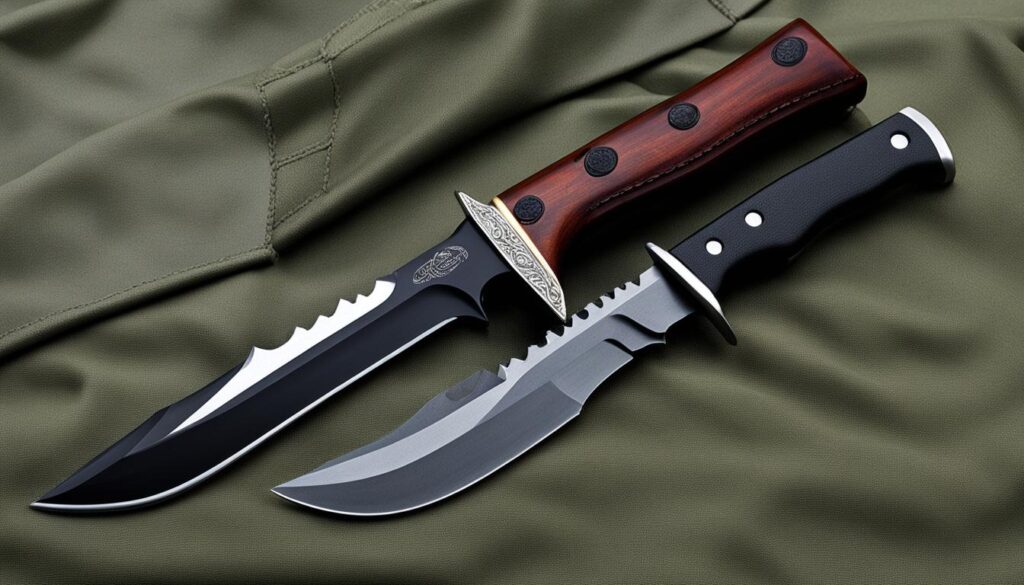 ideal hunting knife length