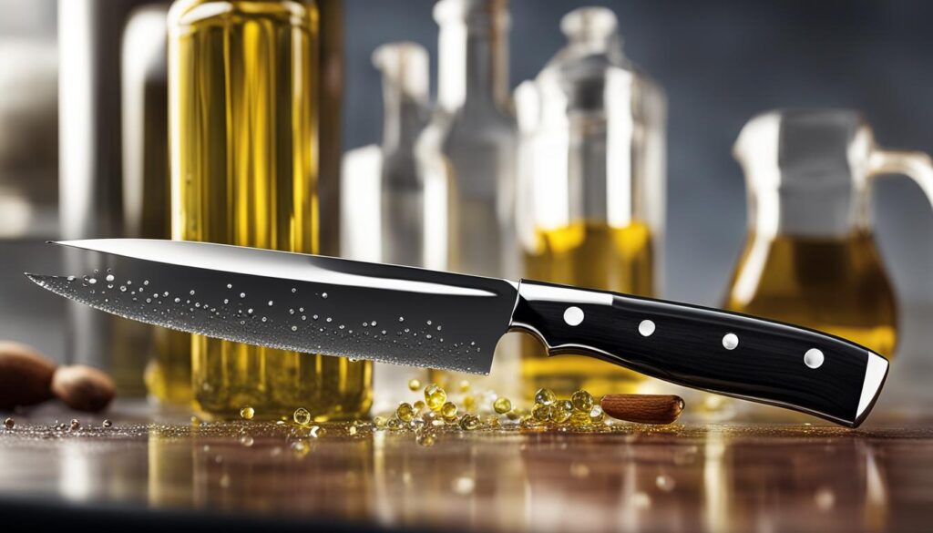 kitchen knife oil