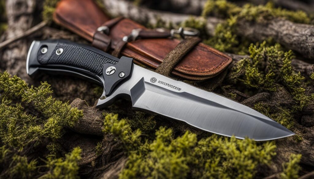 replaceable blade hunting knife